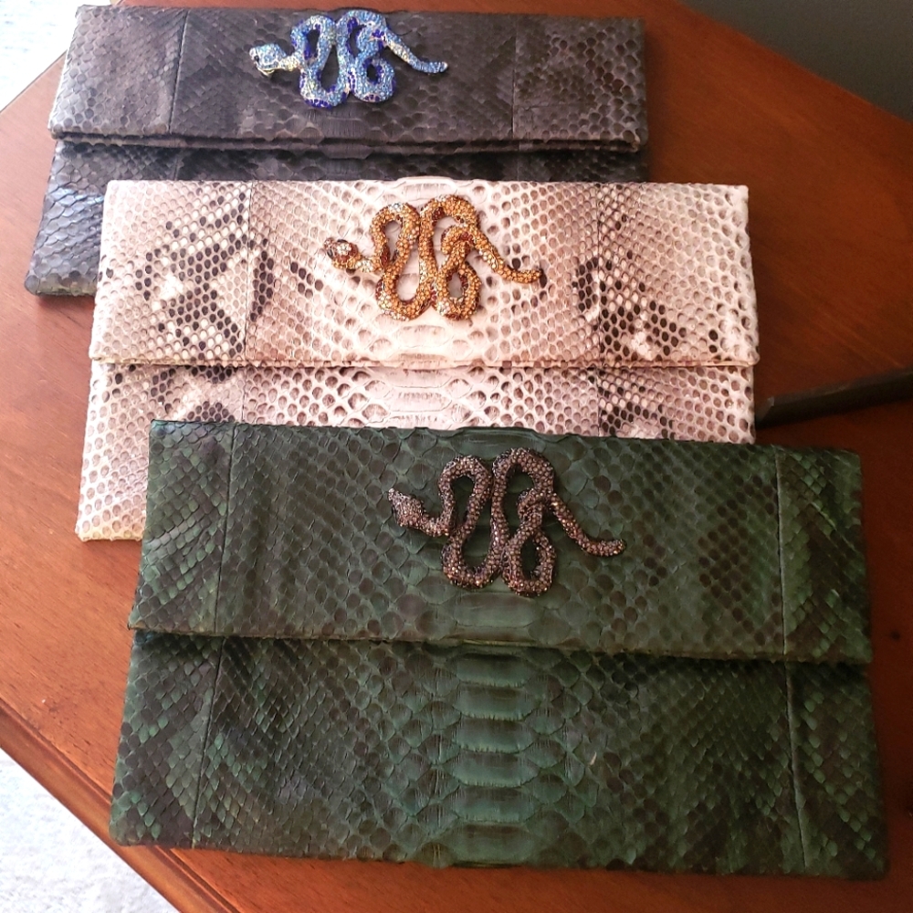 Genuine Python Clutch Bag "Snakebag" - image 1